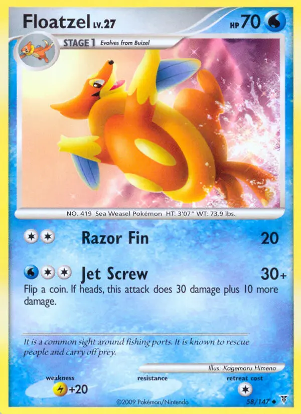 Floatzel from pl3