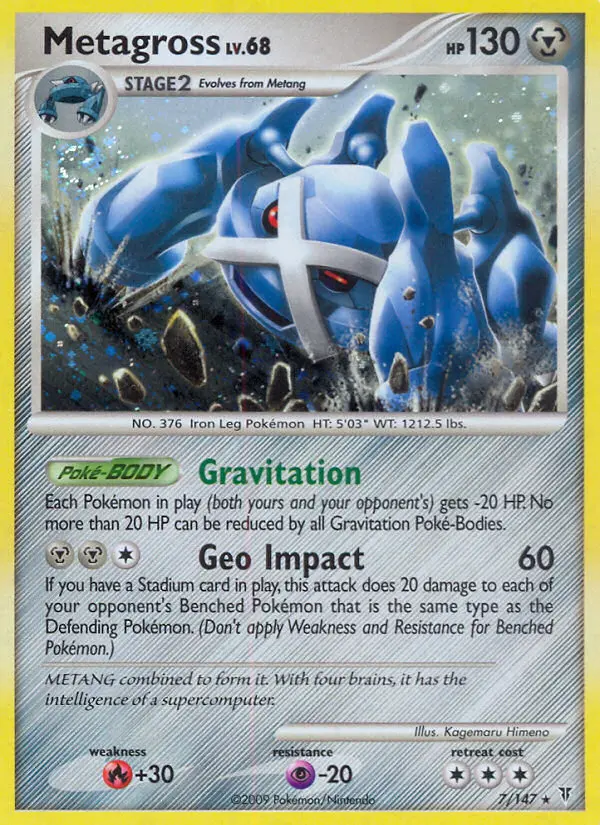Metagross Pokemon card from Supreme Victors