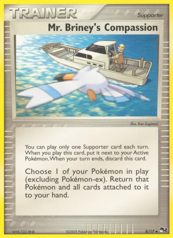 Mr. Briney’s Compassion Pokemon card from POP Series 2