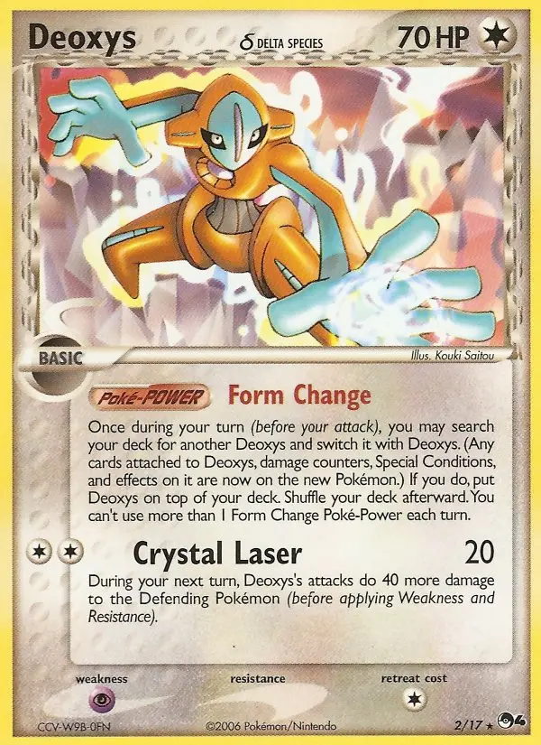 Deoxys δ from pop4