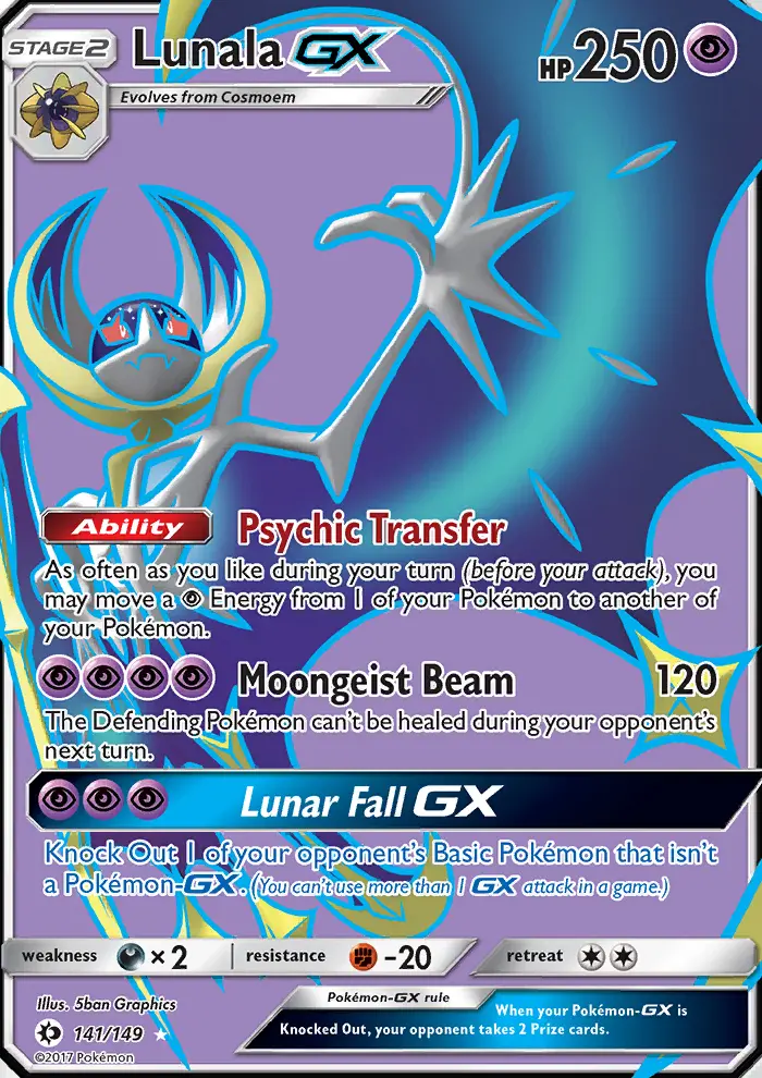 Lunala GX from sm1