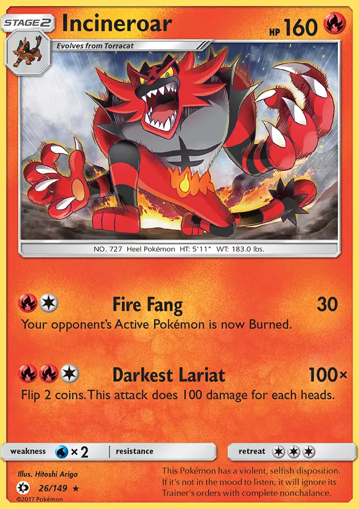 Incineroar from sm1