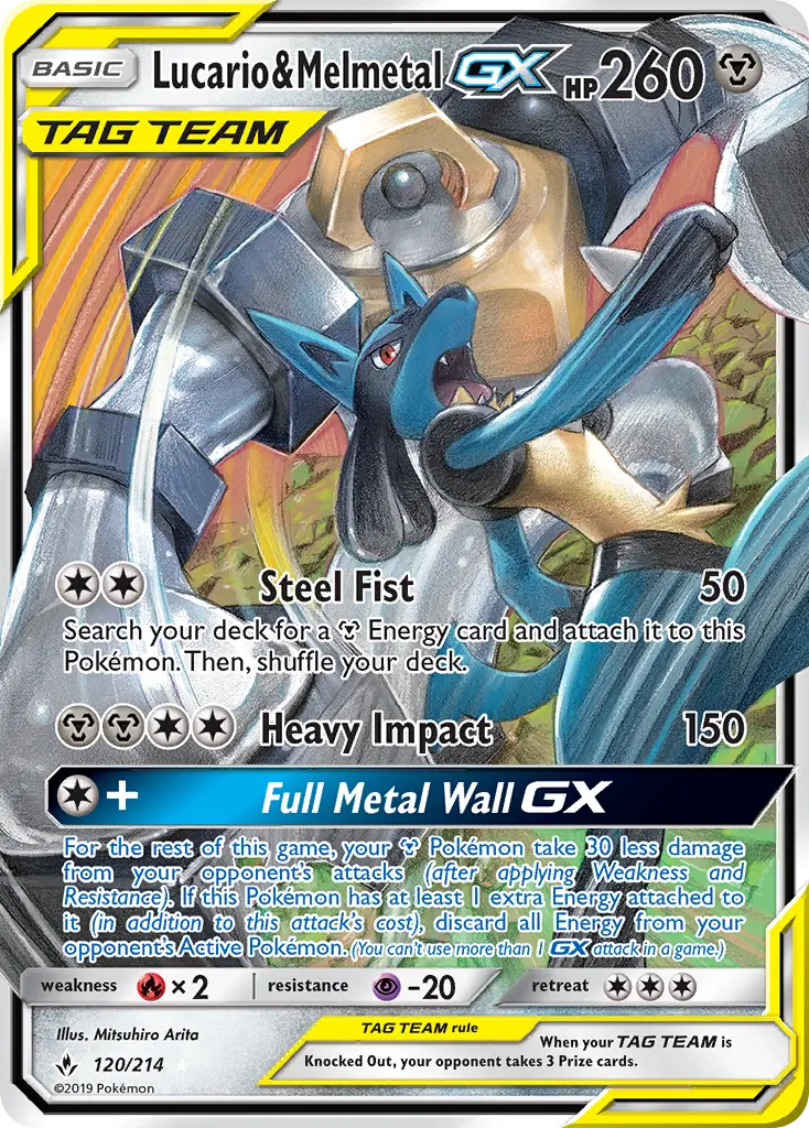 Lucario & Melmetal GX from sm10
