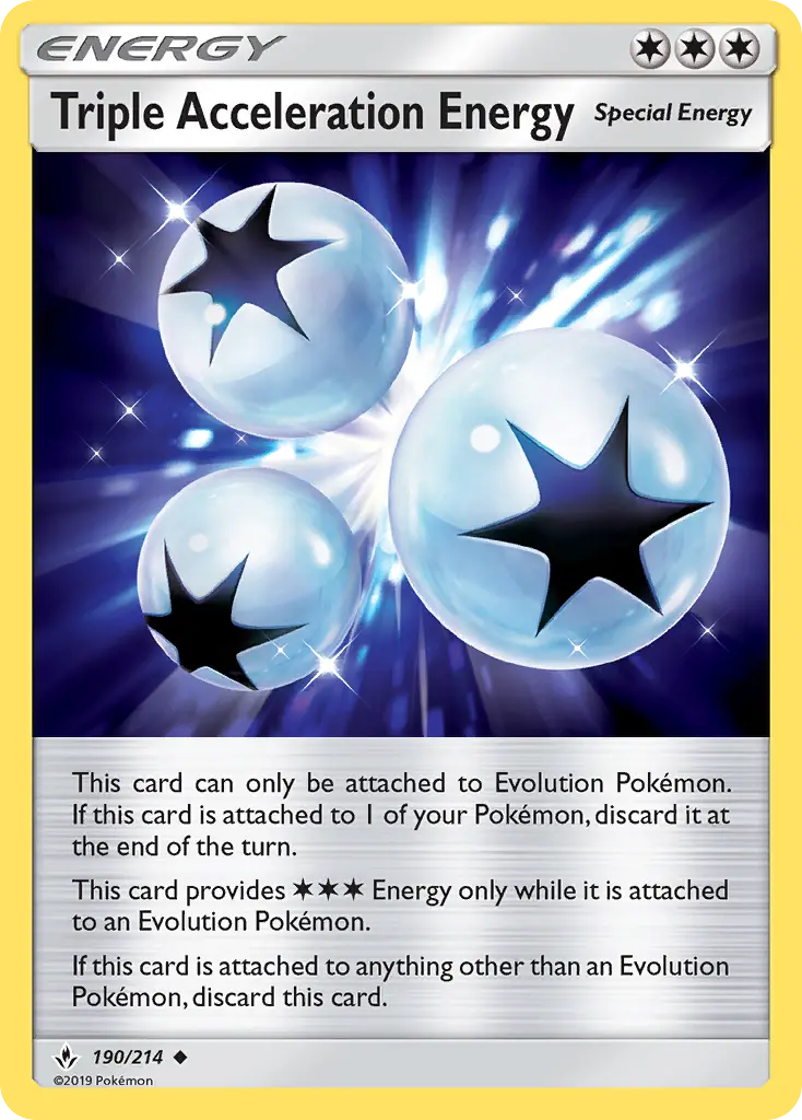 Triple Acceleration Energy from sm10