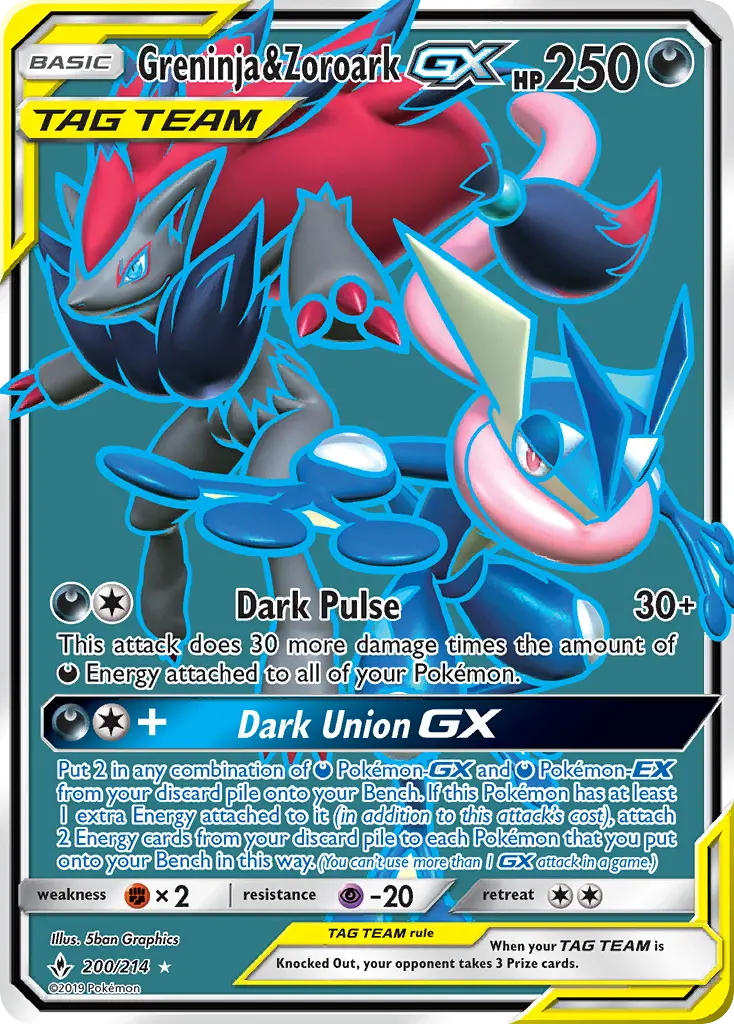 Greninja & Zoroark GX from sm10