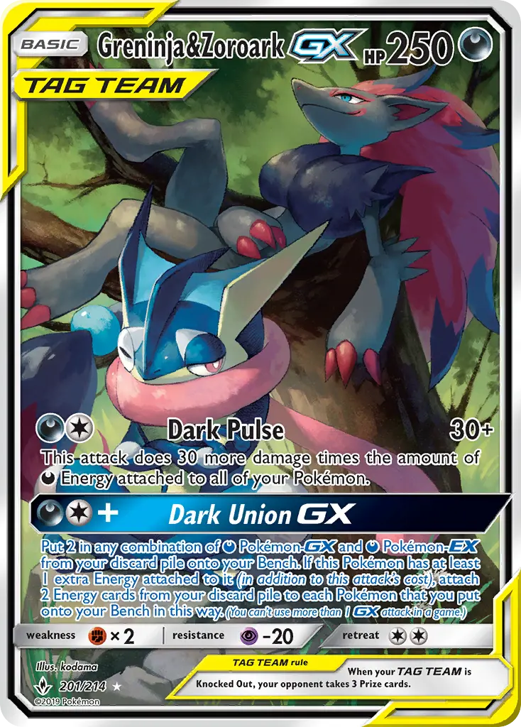 Greninja & Zoroark GX from sm10