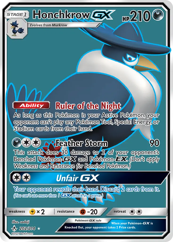 Honchkrow GX from sm10