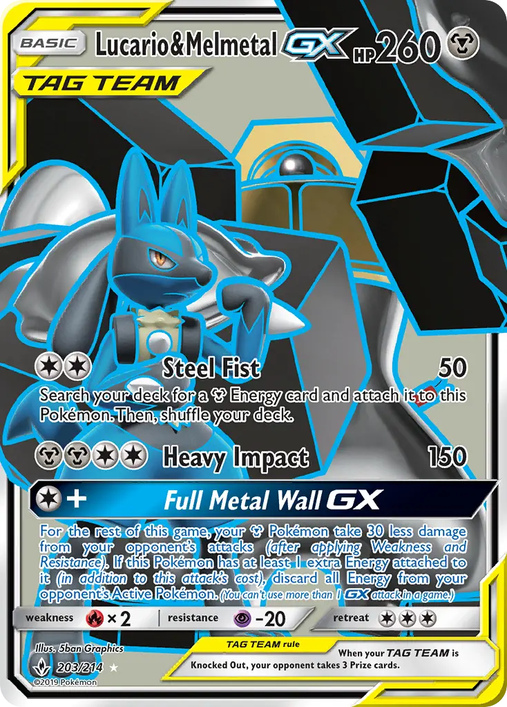 Lucario & Melmetal GX from sm10