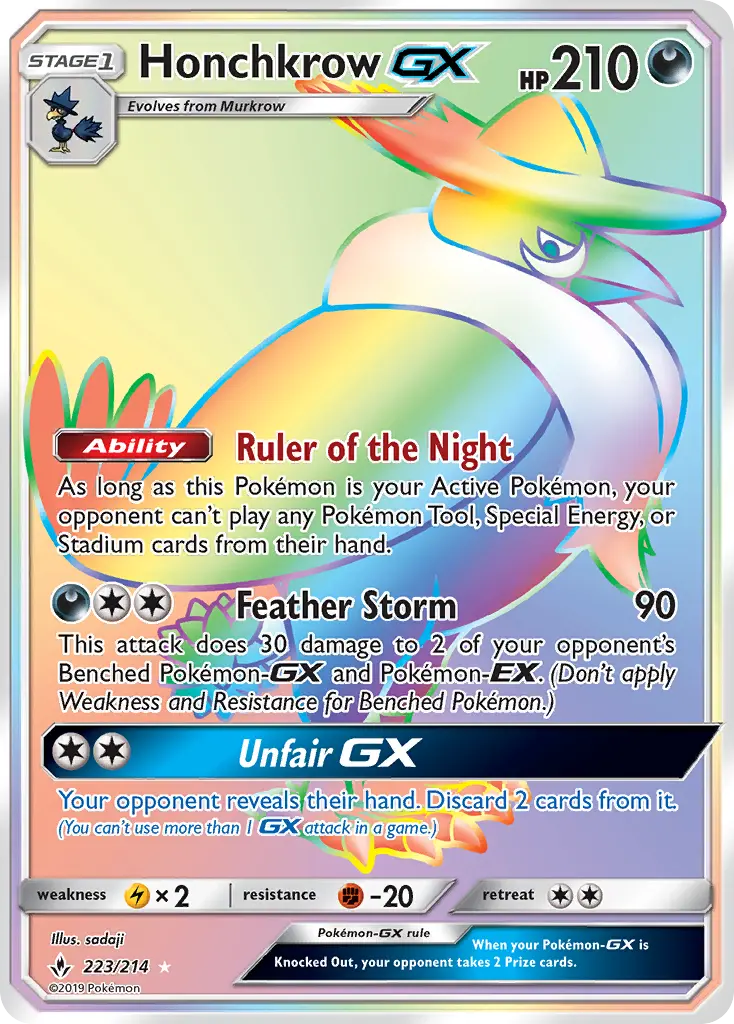Honchkrow GX from sm10
