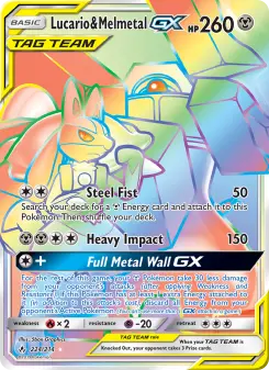 Lucario & Melmetal GX #224