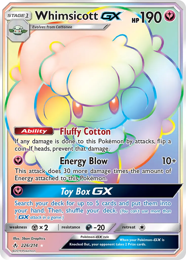Whimsicott GX from sm10