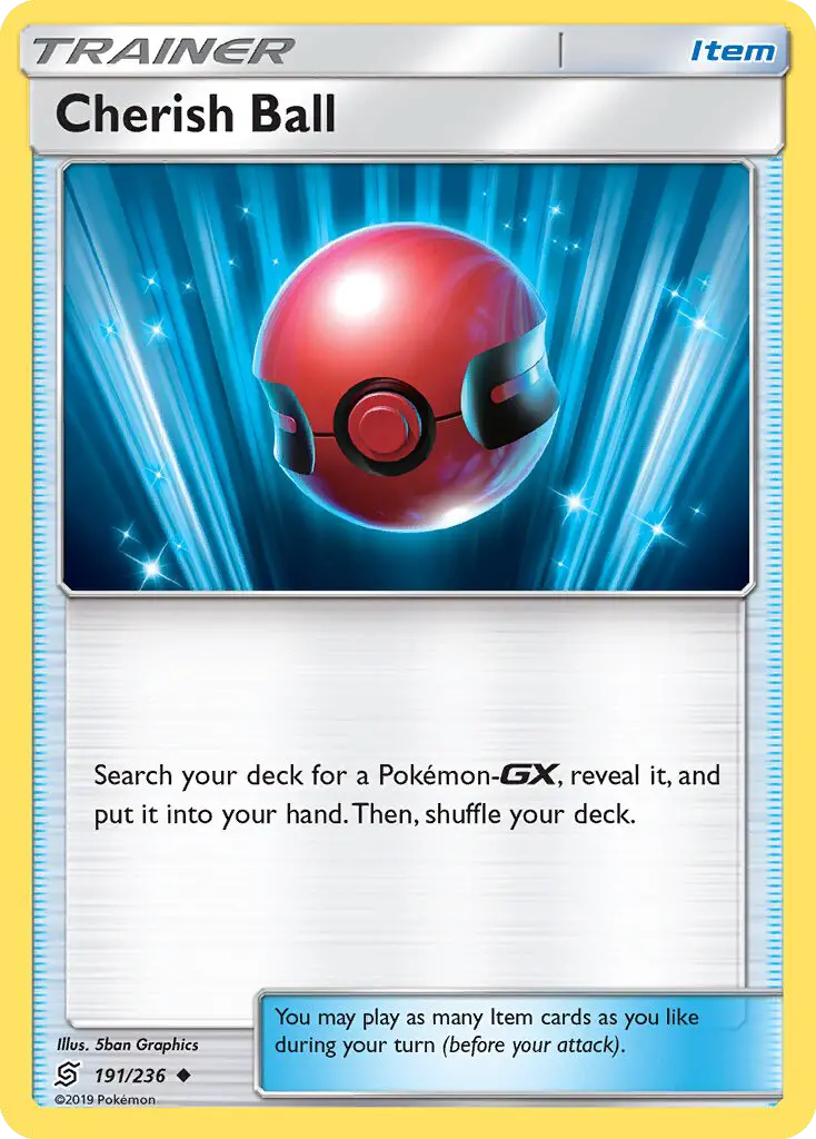 Cherish Ball Pokemon card from Unified Minds