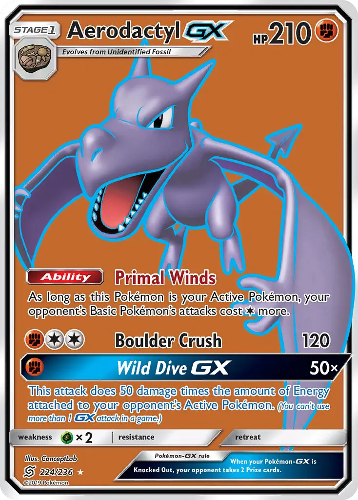 Aerodactyl GX from sm11