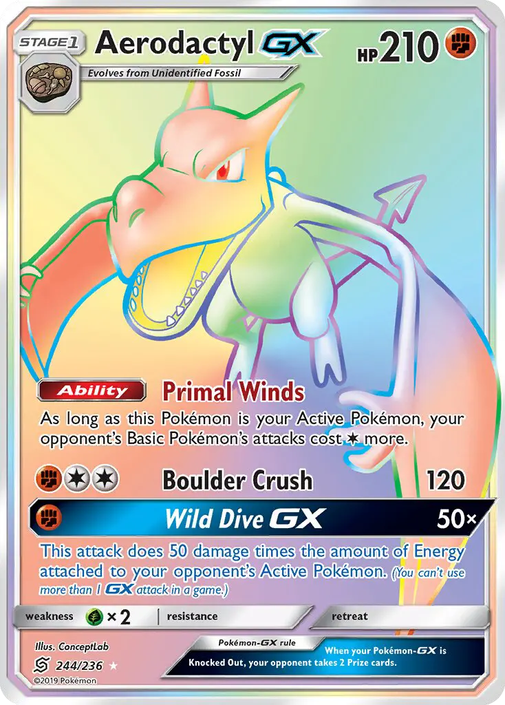Aerodactyl GX from sm11