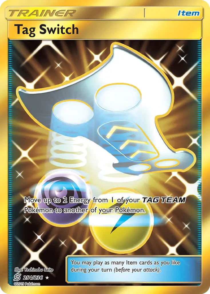 Tag Switch Pokemon card from Unified Minds