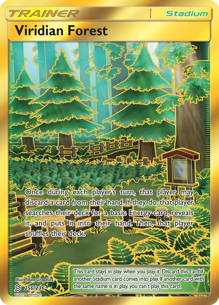 Viridian Forest Pokemon card from Unified Minds