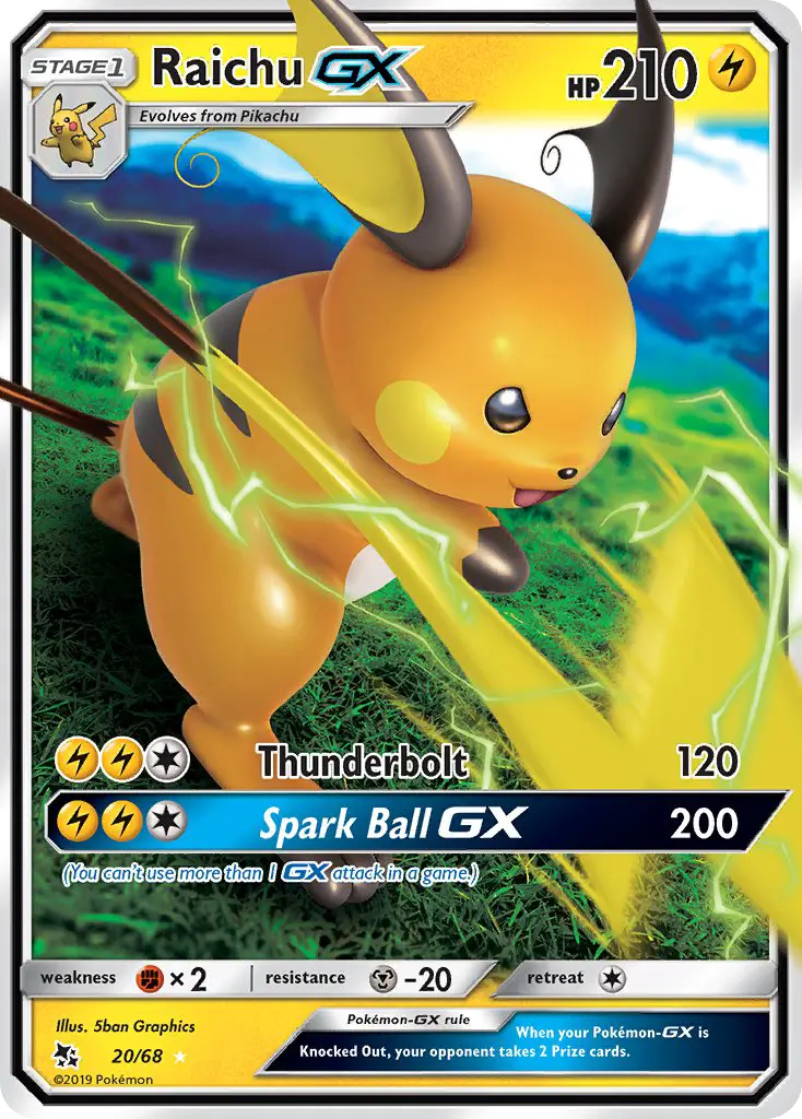 Raichu GX from sm115
