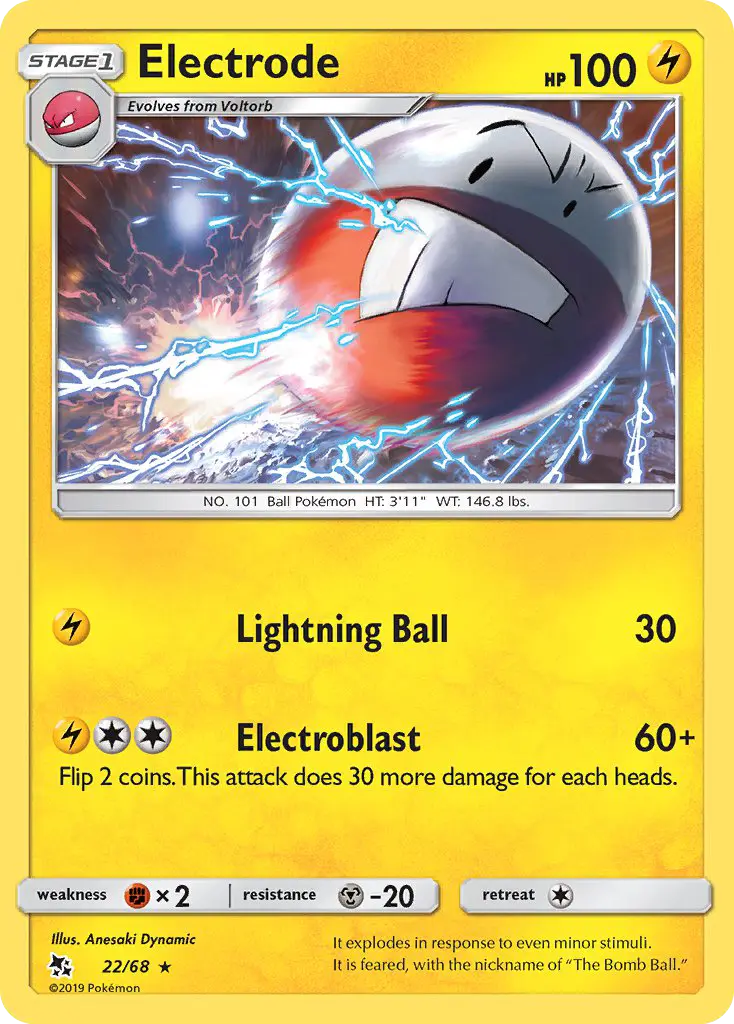 Electrode from sm115