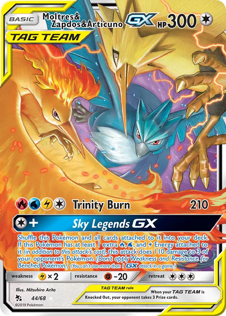 Moltres & Zapdos & Articuno GX from sm115