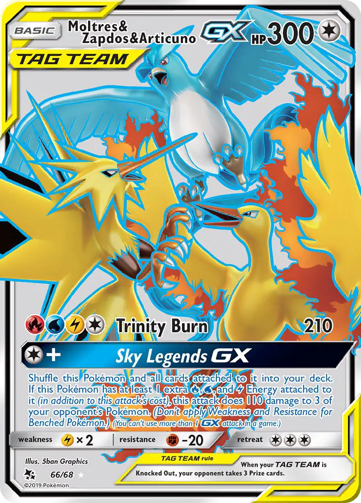 Moltres & Zapdos & Articuno GX from sm115