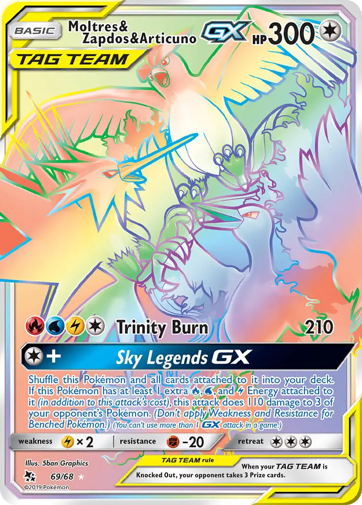Moltres & Zapdos & Articuno GX from sm115