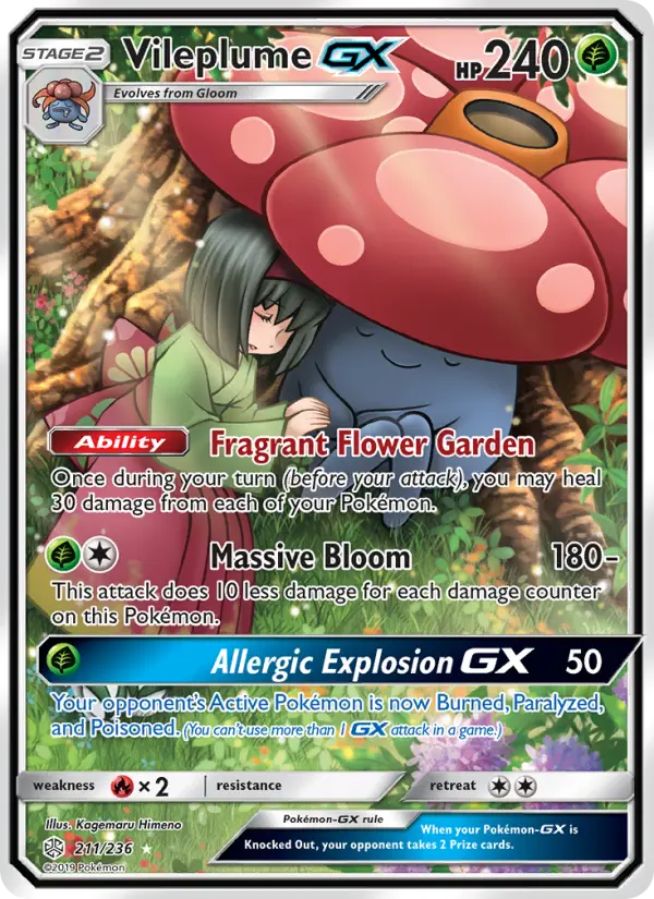 Vileplume GX from sm12