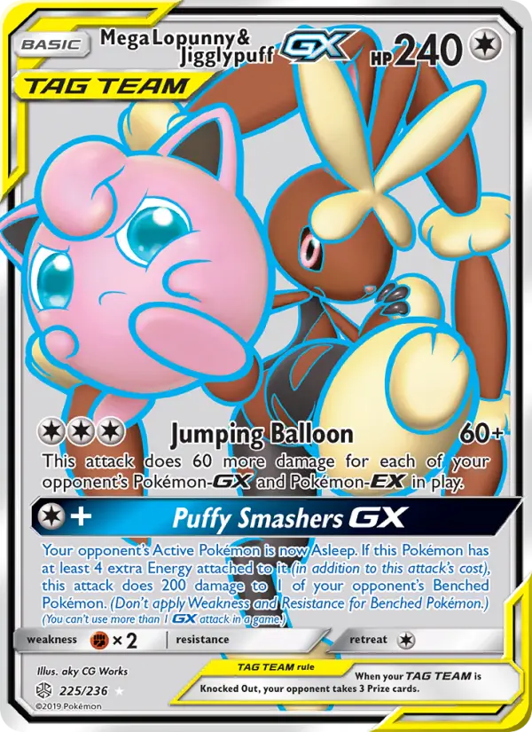 Mega Lopunny & Jigglypuff GX from sm12