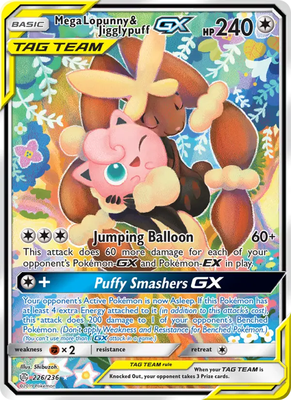 Mega Lopunny & Jigglypuff GX from sm12