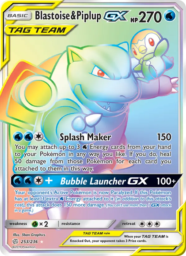 Blastoise & Piplup GX from sm12