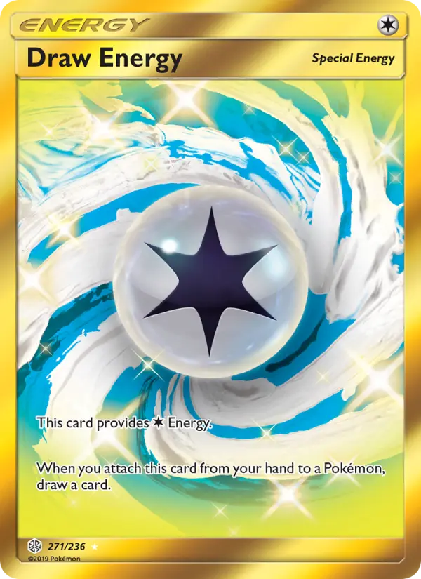 Draw Energy Pokemon card from Cosmic Eclipse