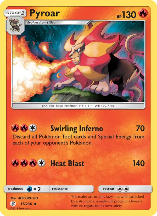 Pyroar from sm12
