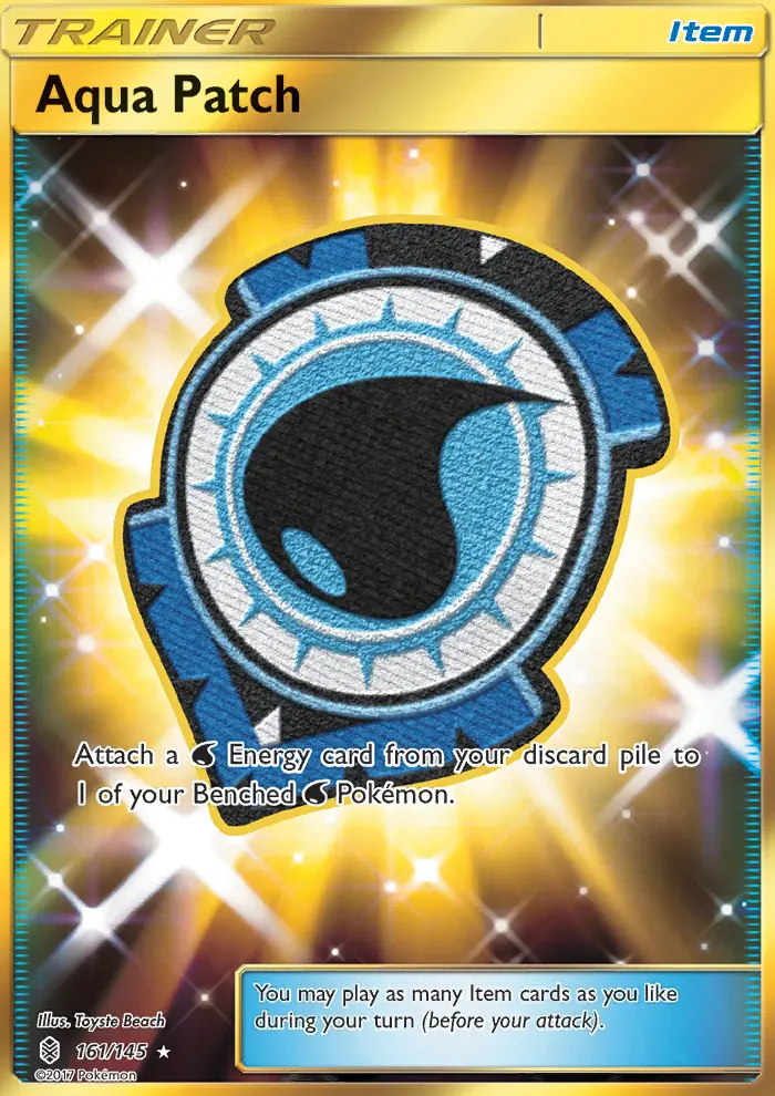 Aqua Patch Pokemon card from Guardians Rising