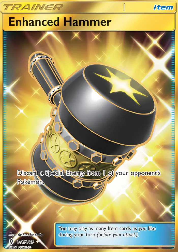 Enhanced Hammer Pokemon card from Guardians Rising