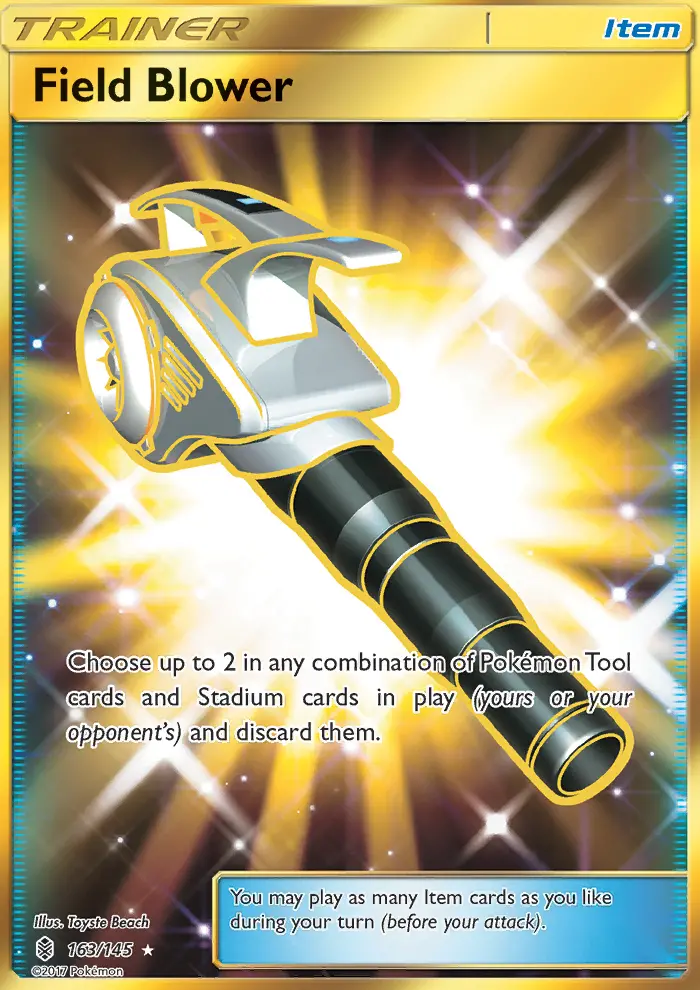 Field Blower Pokemon card from Guardians Rising