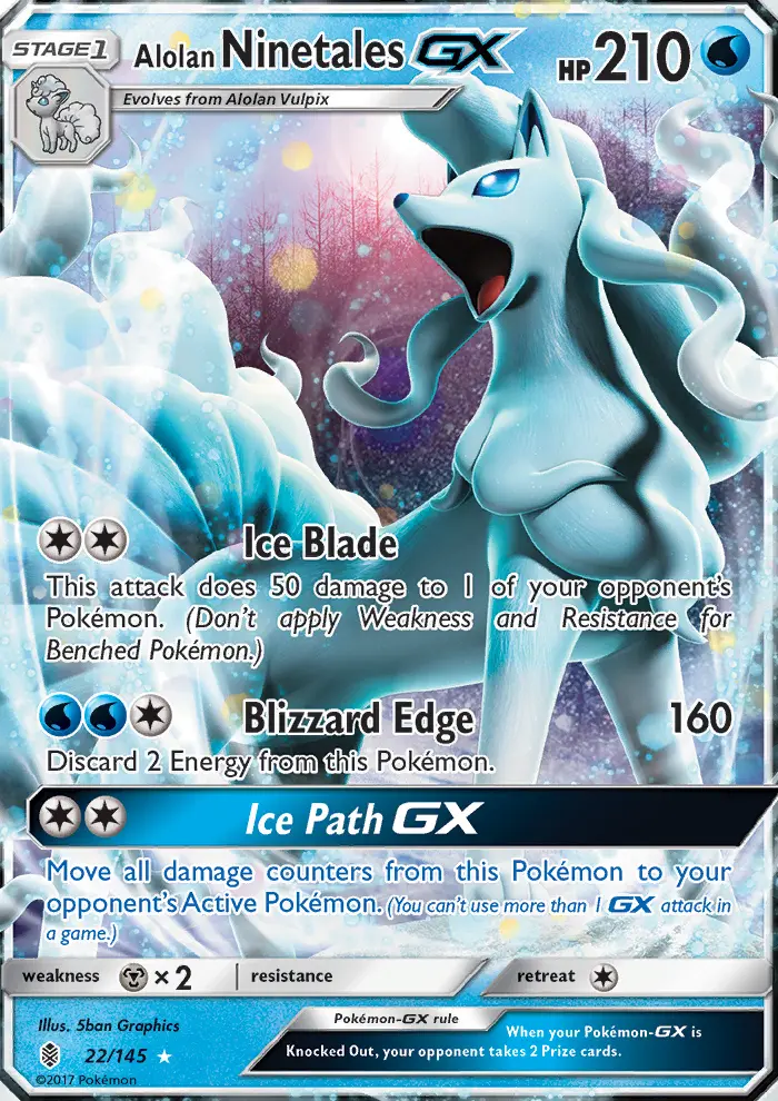Alolan Ninetales GX from sm2