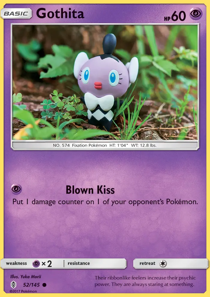 Gothita Pokemon card from Guardians Rising