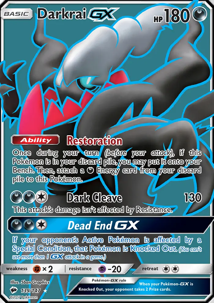 Darkrai GX from sm3