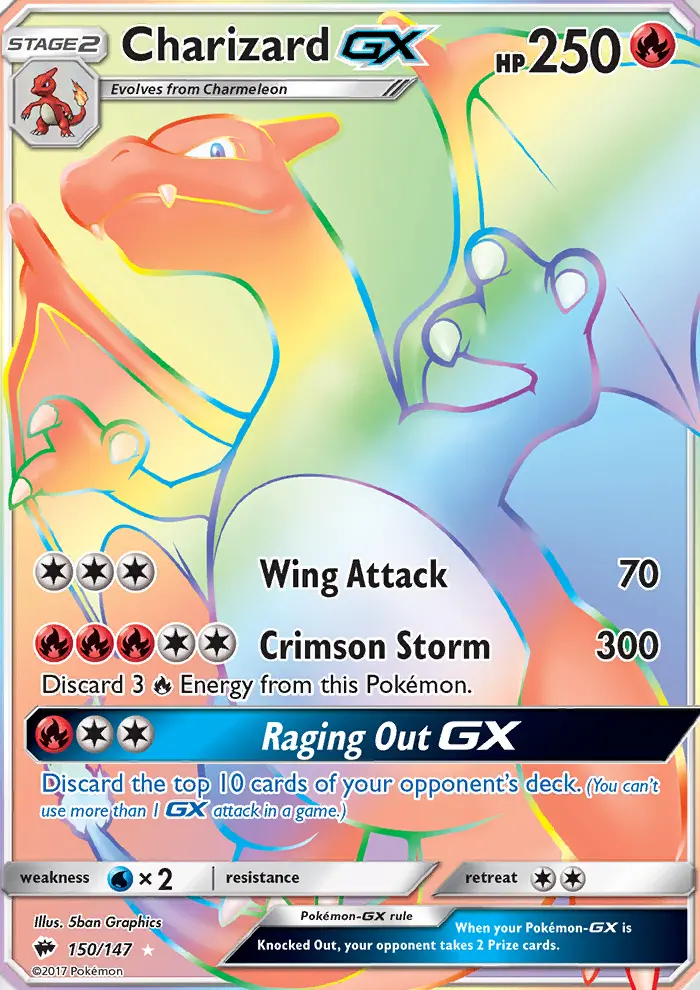 Charizard GX from sm3