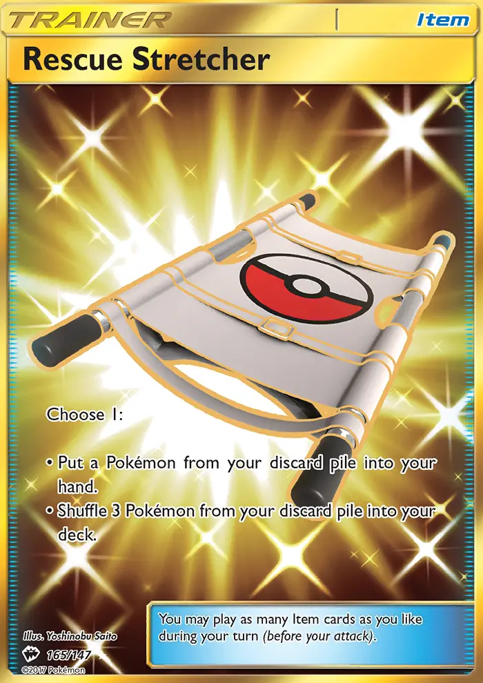 Rescue Stretcher Pokemon card from Burning Shadows