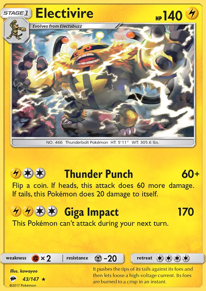Electivire from sm3
