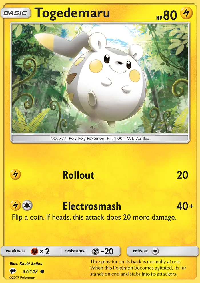 Togedemaru from sm3