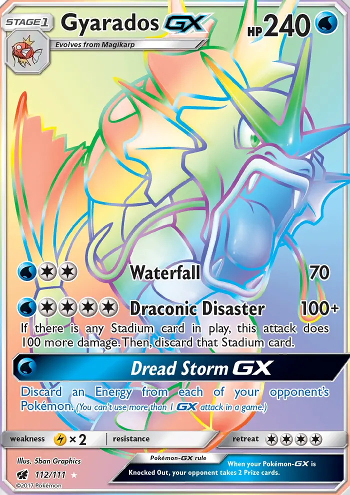 Gyarados GX from sm4