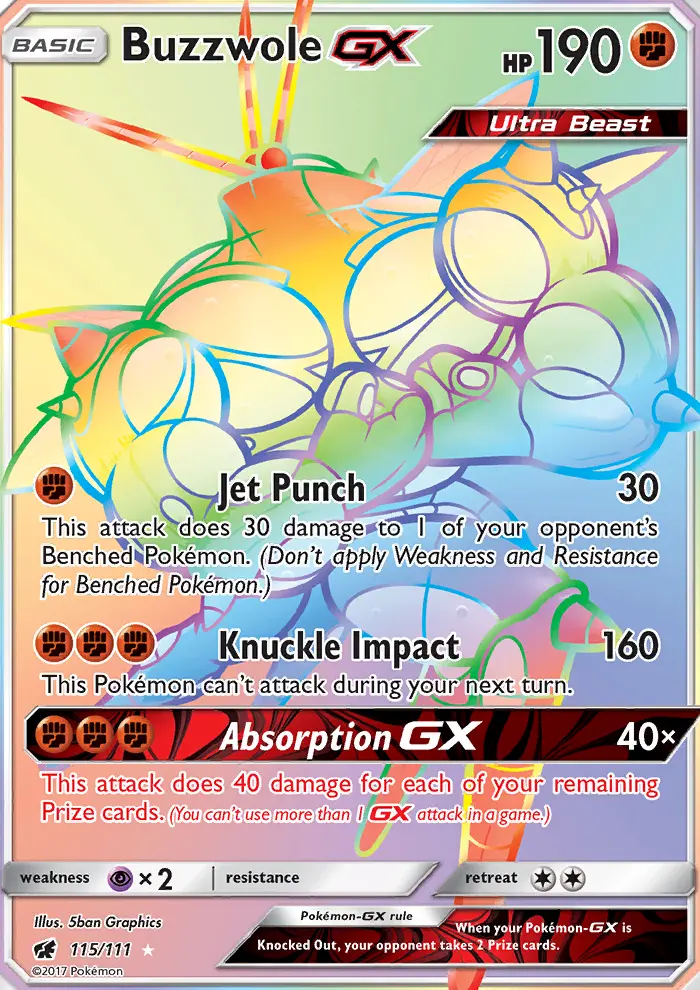 Buzzwole GX from sm4