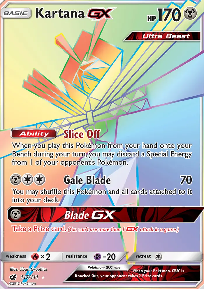 Kartana GX from sm4