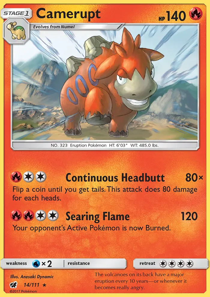 Camerupt from sm4