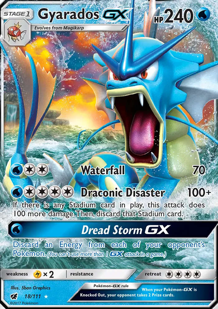 Gyarados GX from sm4