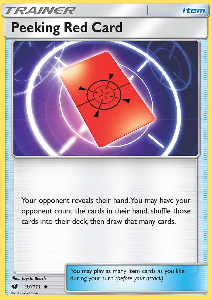 Peeking Red Card from sm4