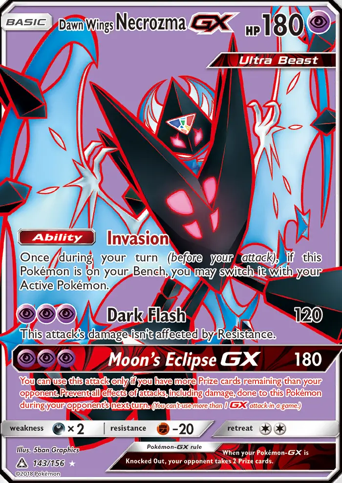 Dawn Wings Necrozma GX from sm5