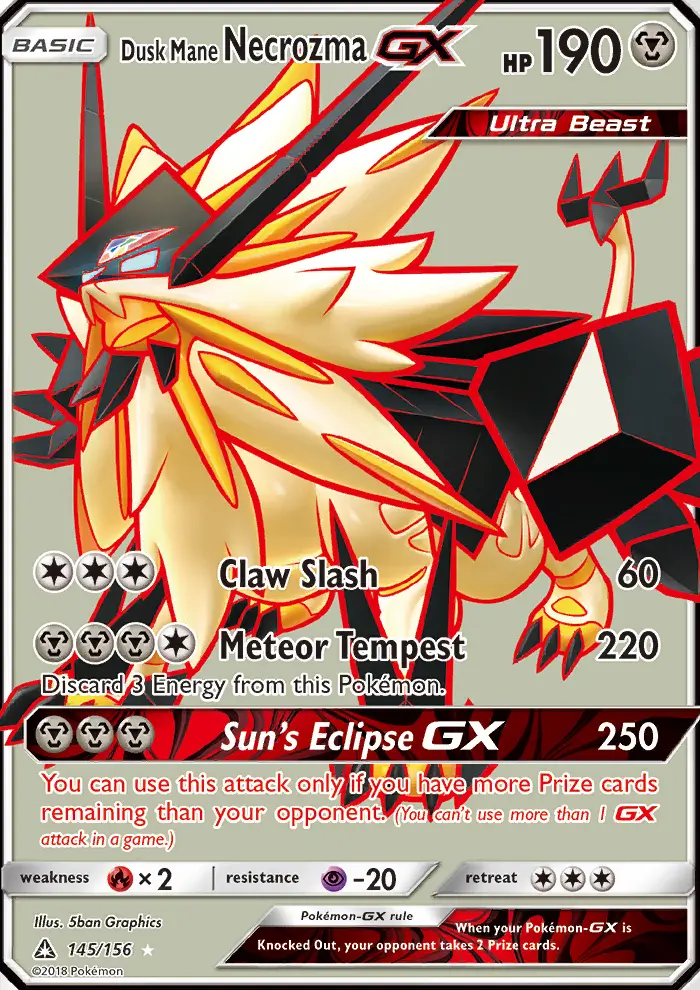 Dusk Mane Necrozma GX from sm5