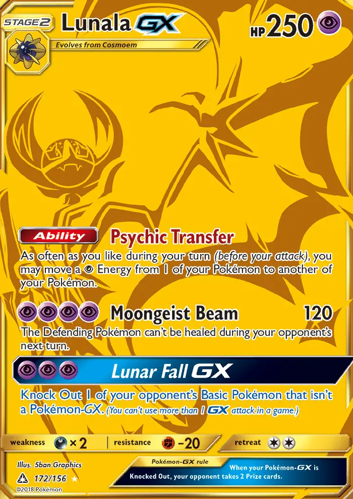Lunala GX from sm5